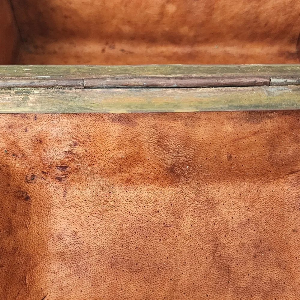 Vintage Moroccan Jewelry Chest Casket